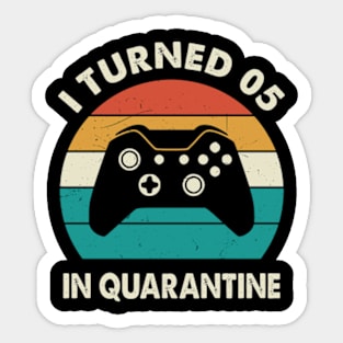 I Turned 5 In Quarantine - Birthday 2016 Gift For 5 Year Sticker